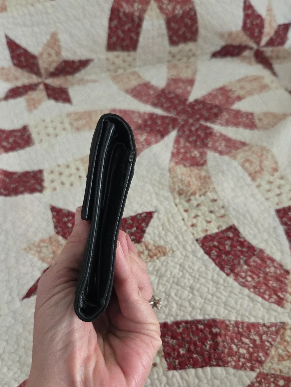 Prada Black Nylon Walley Trifold